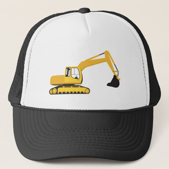 Gorra De Camionero Camión de construcción de excavadoras (Anverso)