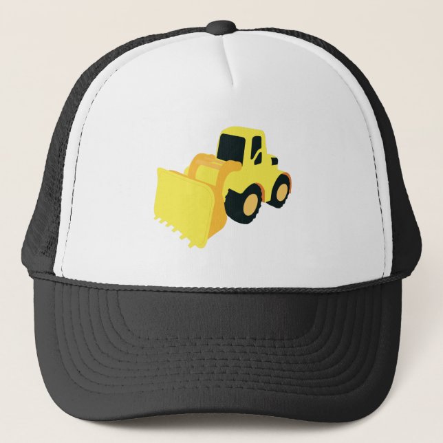Gorra De Camionero Camión de construcción del cargador delantero (Anverso)