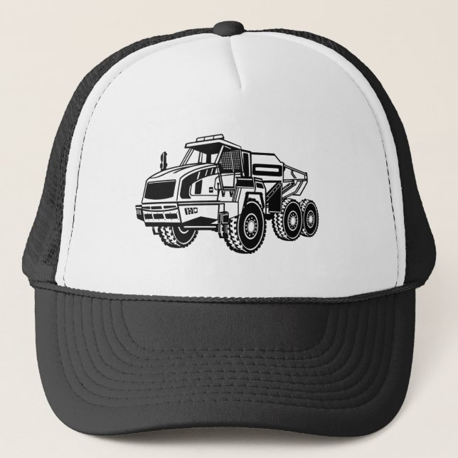 Gorra De Camionero Camión de descarga de carretera (Anverso)