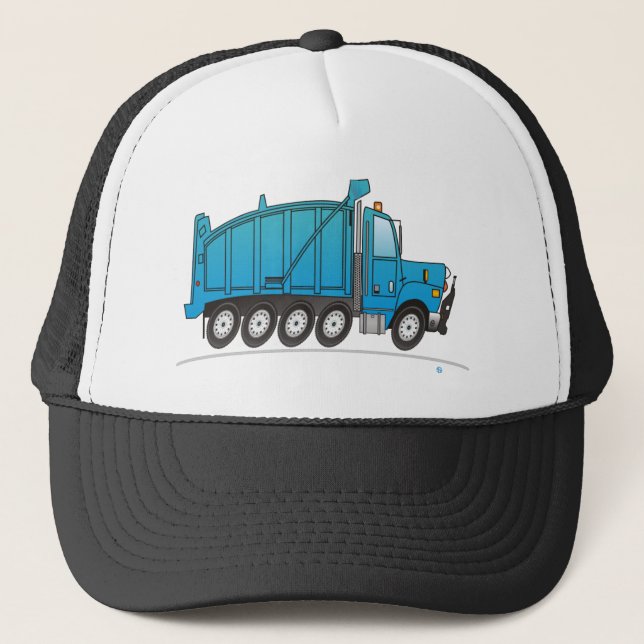 Gorra De Camionero Camión de Duty Dump Azul (Anverso)