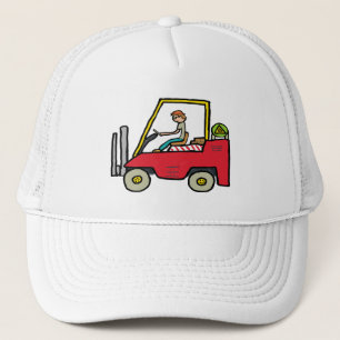 Gorra De Camionero Camión de elevación de horquilla