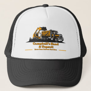 Gorra De Camionero Camión de grava personalizado Camión contratista d