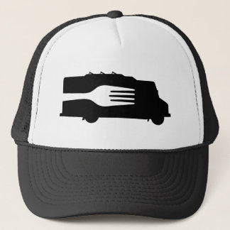 Gorra De Camionero Camión de la comida: Lado/bifurcación