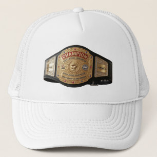 Gorra De Camionero Camión de la correa de oro del campeón de la Asoci