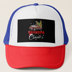 Gorra De Camionero Camión de Papá Noel Abuelo Claus Navidad Familia S