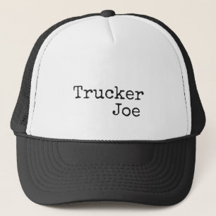 Gorra De Camionero Camión de papel y nombre en