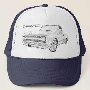 Gorra De Camionero Camión de recolección clásico Chevy C10 Persona