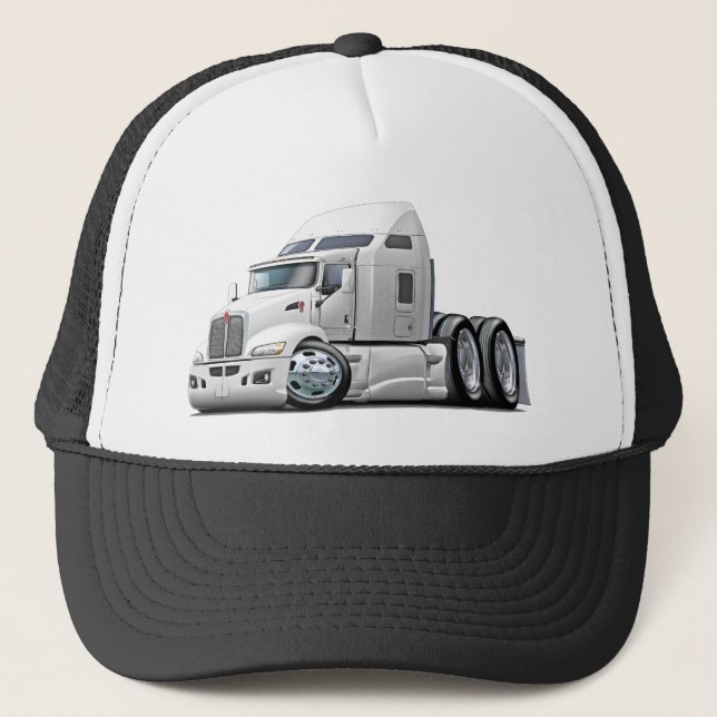 Gorra De Camionero Camión del blanco de Kenworth 660 (Anverso)