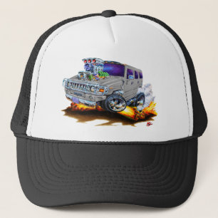 Gorra De Camionero Camión del gris de Hummer H2