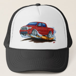 Gorra De Camionero Camión del rojo de Crewmax de la tundra de Toyota