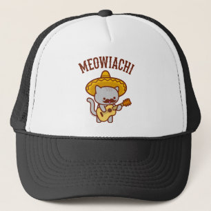 Gorra De Camionero Camión Gato Meowiachi