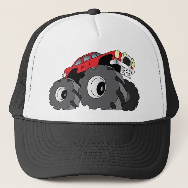 Gorra De Camionero Camión Monster (Anverso)