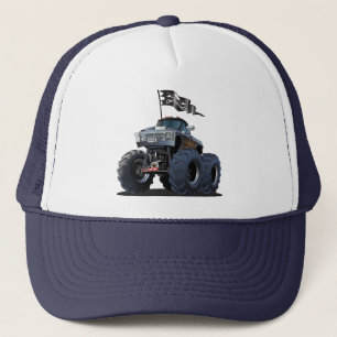 Gorra De Camionero Camión monstruo de dibujos animados