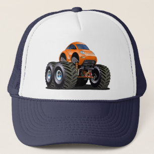Gorra De Camionero Camión monstruo de dibujos animados