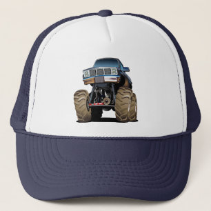 Gorra De Camionero Camión monstruo de dibujos animados