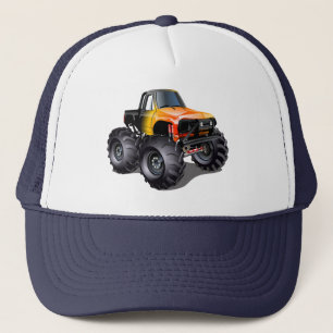 Gorra De Camionero Camión monstruo de dibujos animados