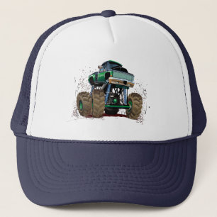 Gorra De Camionero Camión monstruo de dibujos animados