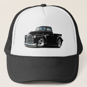 Gorra De Camionero Camión negro 1950-52 de Chevy
