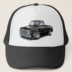 Gorra De Camionero Camión negro 1970-72 de Chevy C10