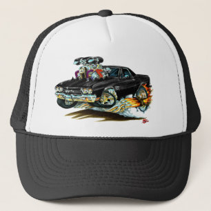 Gorra De Camionero Camión negro 1970 del EL Camino
