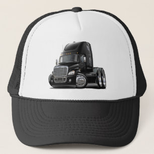 Gorra De Camionero Camión negro de Freightliner Cascadia