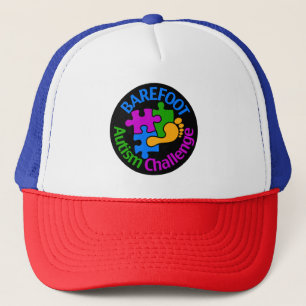 Gorra De Camionero Camión para el autismo descalzo