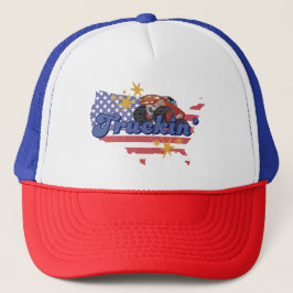 Gorra De Camionero Camión Patriótico