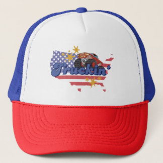 Gorra De Camionero Camión Patriótico