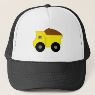 Gorra De Camionero Camión volquete amarillo