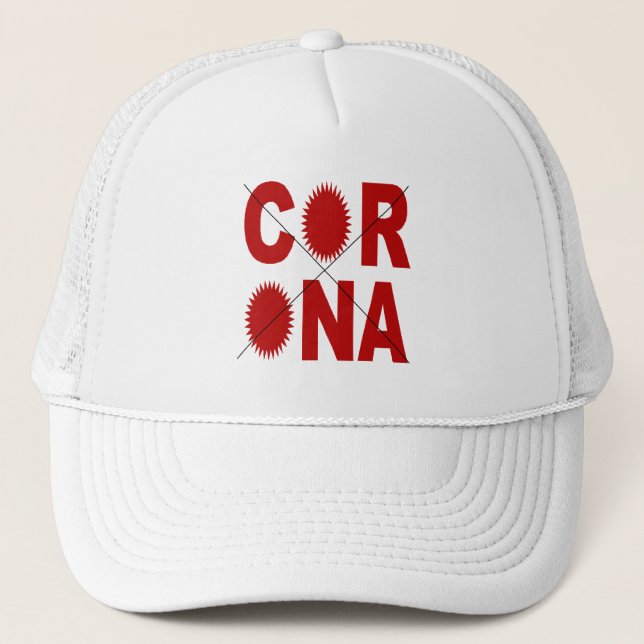 Gorra De Camionero camionera blanche CORONA X (Anverso)