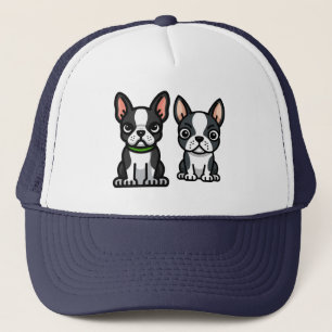 Gorra De Camionero Camionero de Boston Terrier