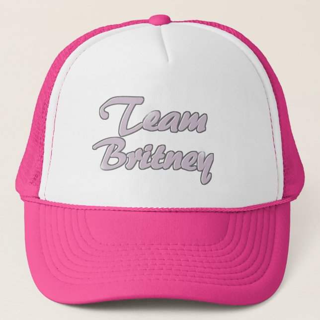 Gorra De Camionero Camionero de Britney del equipo (Anverso)