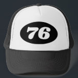 Gorra De Camionero ¡camionero de Guay en la fiesta de cumpleaños núme<br><div class="desc">¡camionero de Guay en la fiesta de cumpleaños número 76 de los hombres! Añadir su propio número de edad de personalizado. Cápsula con el logotipo oval con el número de año o edad. Accesorio divertido para hombres y mujeres que cumplen setenta y seis años. Ropa divertida para fiestas sorpresivos. Ideal...</div>