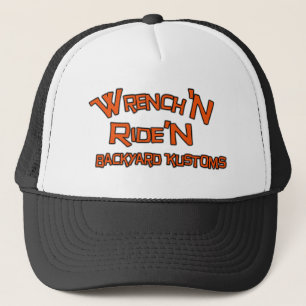 Gorra De Camionero Camionero de Kustoms del patio trasero de Wrench'N
