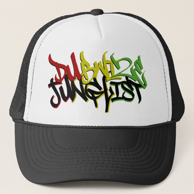 Gorra De Camionero Camionero de la pintada de Dubwize Junglist (Anverso)