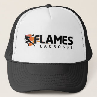 Gorra De Camionero Camionero de LaCrosse de las llamas
