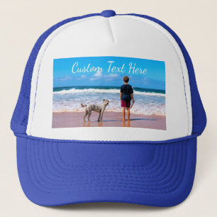 Gorra De Camionero Camionero de texto fotográfico personalizado sombr