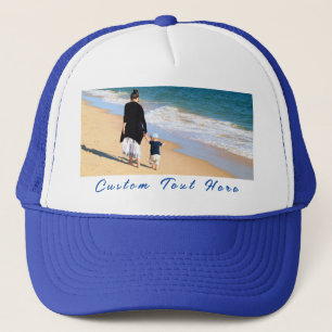 Gorra De Camionero Camionero de texto fotográfico personalizado Sombr