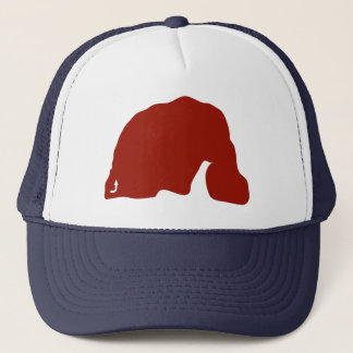 Gorra De Camionero Camionero del bloque del circuito del elefante