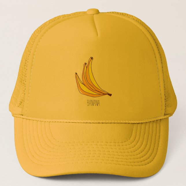 Gorra De Camionero Camionero Hat Banana (Anverso)