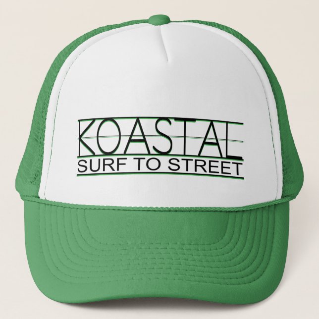 Gorra De Camionero Camionero verde de Koastal (Anverso)