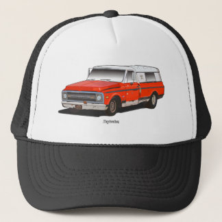 Gorra De Camionero Camioneta Chevy Pickup Longbed Farmtruck 1970