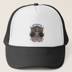 Gorra De Camionero Camioneta Monstruo Patriótica 1776 Fuera de Carret