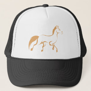 Gorra De Camionero Camisa corriente fresca del logotipo del caballo