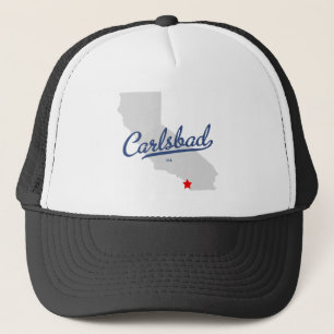 Gorra De Camionero Camisa de Carlsbad California CA