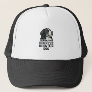 Gorra De Camionero Camisa de diseño de grabado vintage de perro de mo