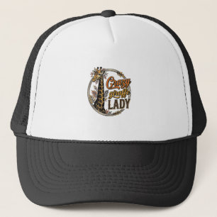 Gorra De Camionero Camisa de Diseño de Grabado Vintage de Señora de J