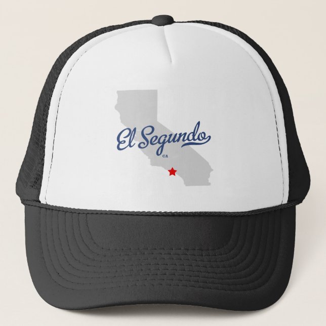 Gorra De Camionero Camisa de El Segundo California CA (Anverso)