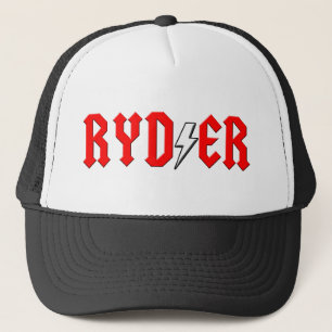 Gorra De Camionero camisa de encargo del rock-and-roll de RYDER
