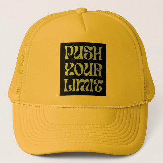 Gorra De Camionero camisa de manga larga empuja tu límite